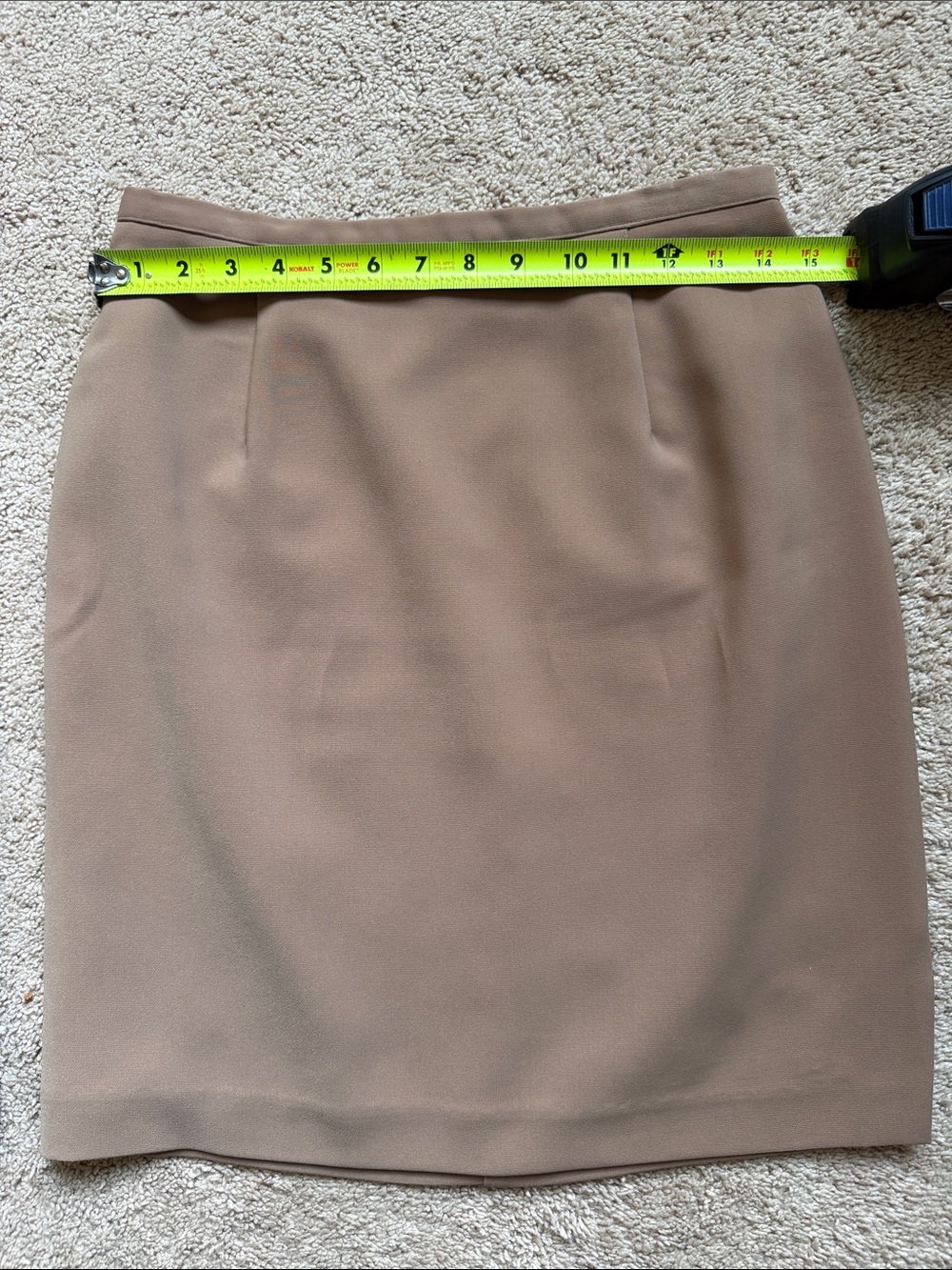 Michele Two-Pack Pencil Skirts in Black and Camel - Picture 6 of 8